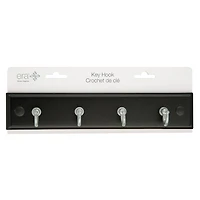 Era Classic Key and Hook Rail Black