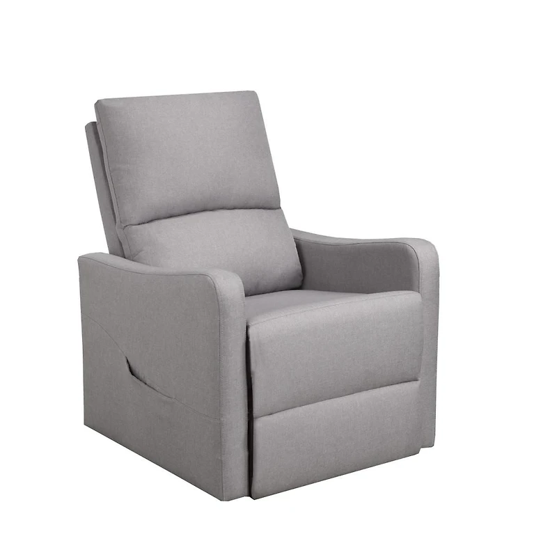 Reclinable chaise Ariel, Gris Claire