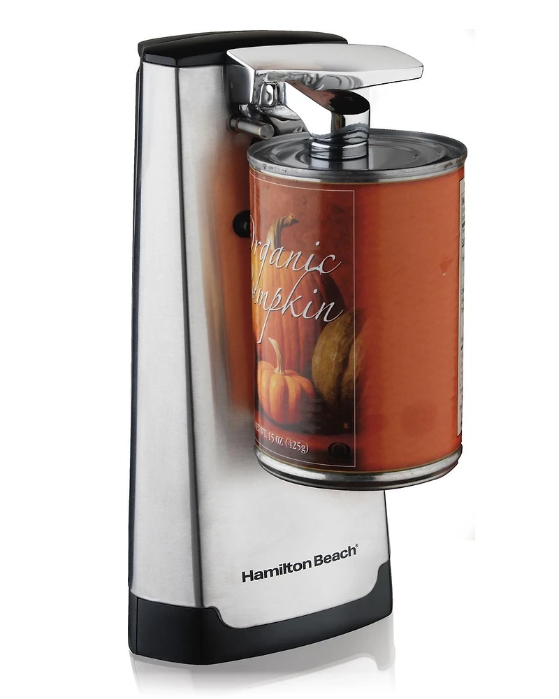 Hamilton Beach Stainless Steel Extra-Tall Electric Can Opener with Automatic Shutoff and Knife Sharpener, 76700C