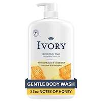 Ivory Mild & Gentle Body Wash, Milk & Honey Scent