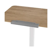 Seville Classics Natural Wood airLIFT® Pneumatic Tilting Mobile Desk Cart