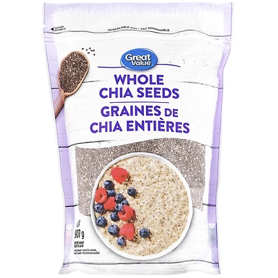 Graines de chia entières Great Value