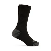 Chaussettes mi-mollet Fruit of the Loom pour garçons, paquet de 10, Dual Defense, coussinées, évacuation de l’humidité, contrôle des odeurs, couleurs assorties