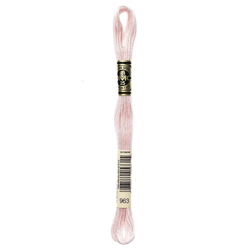 DMC Pink Cotton 6-Strand Embroidery Floss Skein, 8 m (8.7 yd)