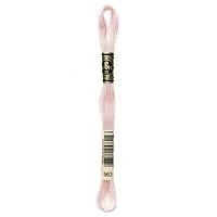 DMC Pink Cotton 6-Strand Embroidery Floss Skein, 8 m (8.7 yd)