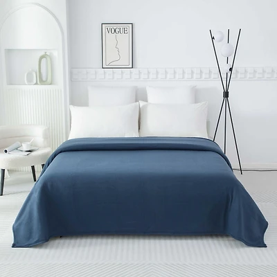 MAINSTAYS PL MS MF BLKT Bleu T