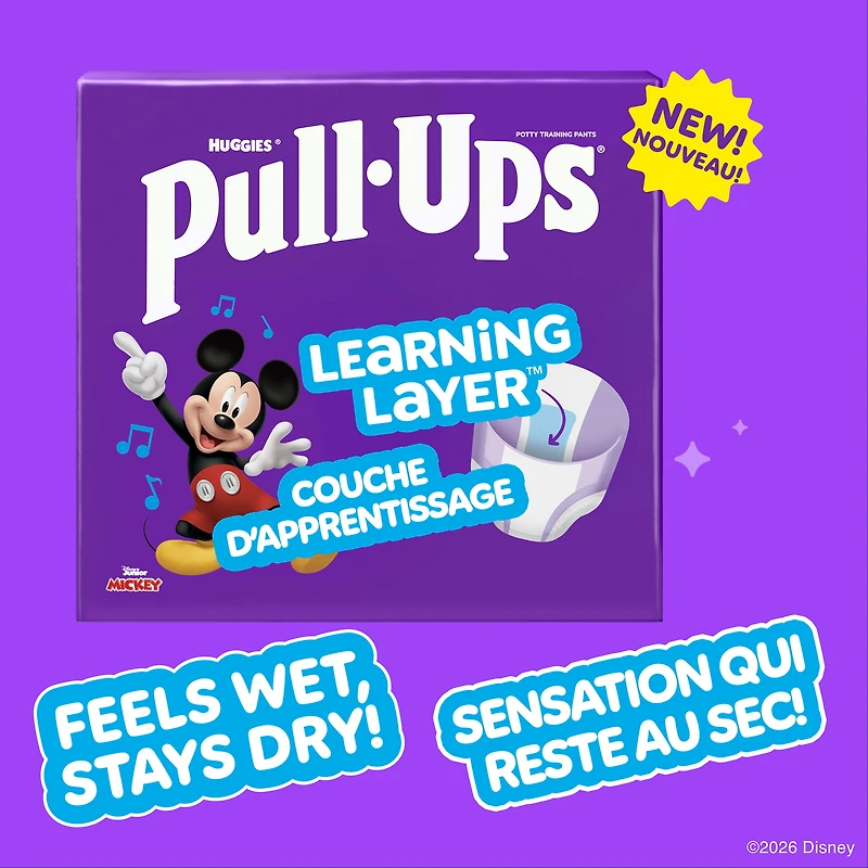 Sous-vêtements d’entraînement Pull-Ups pour garçons, 2T-3T (16 à 34 lb), 74 sous-vêtements