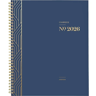 2026 Cambridge Workstyle Classic Navy Large Weekly Planner