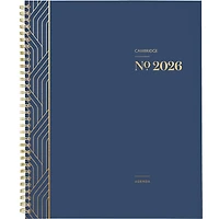 2026 Cambridge Workstyle Classic Navy Large Weekly Planner