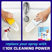 Mr. Clean Magic Eraser Sponge, Bathroom Cleaner, Soap Scum Shower & Tub Cleaner, 2 in 1 Bath, 2-Count