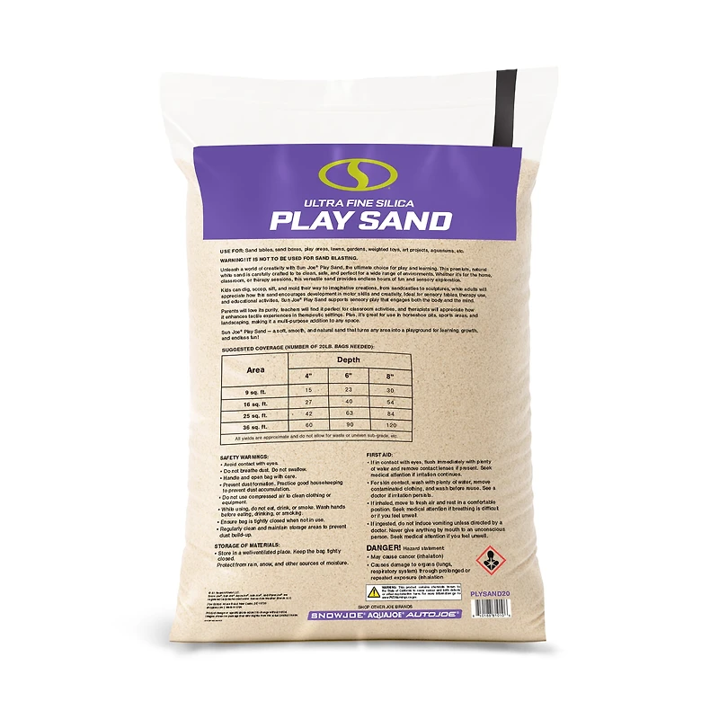 Ultra Fine Silica Sand, 20lb Bag