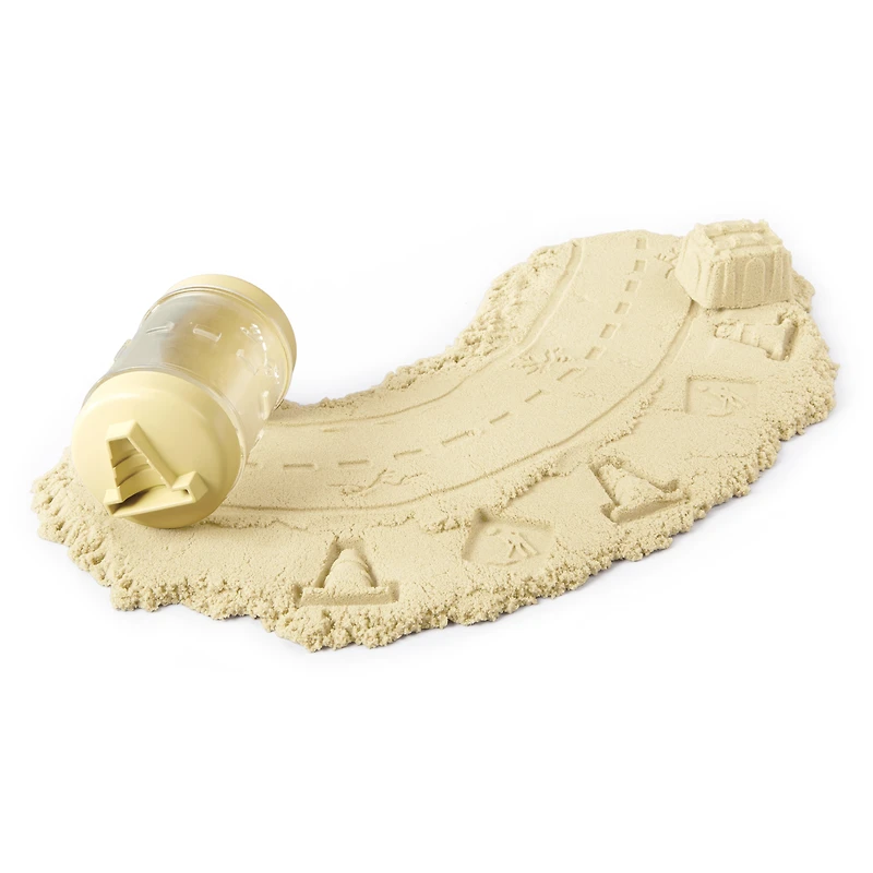 Wonder Factory Never Dry Sand Construction Trucks - Light Brown + Dump Truck - Never Dries Out and Gluten Free