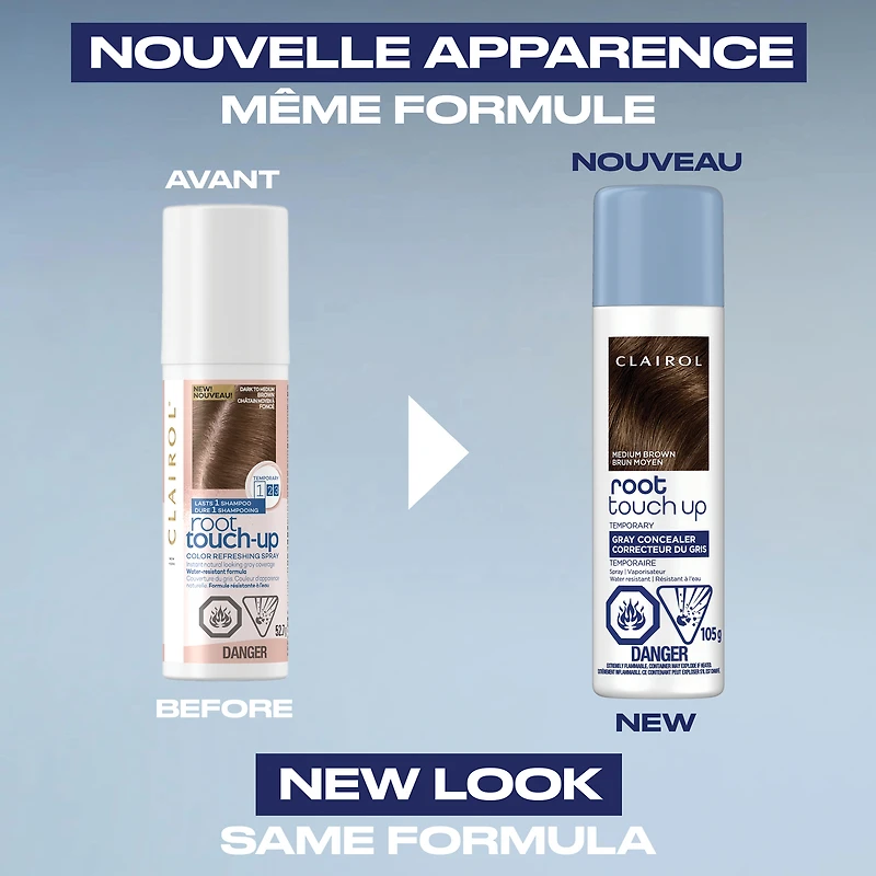 Vaporisateur Root Touch-Up de Clairol, Correcteur du gris, retouche-racines