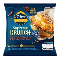 Mina Supreme Crunch™ Halal Spicy Chicken Burgers, 600 g