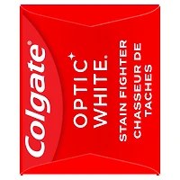 Colgate Optic White Stain Fighter Clean Mint Paste Teeth Whitening Toothpaste, 90 ml