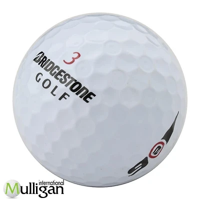 Mulligan - 60 balles de golf récupérées Bridgestone E6 5A, Blanc