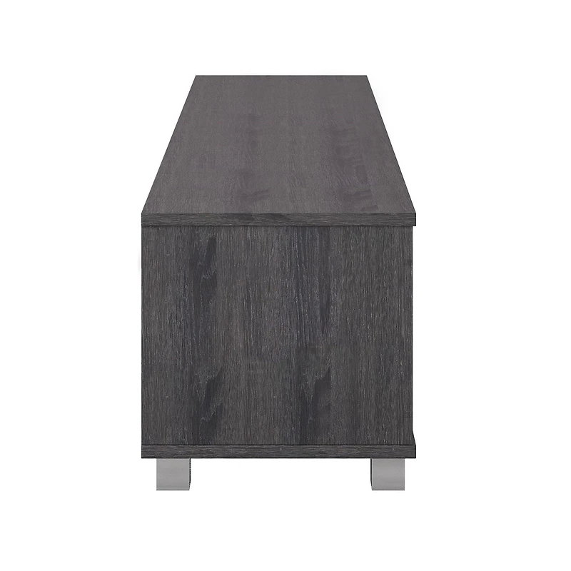 CorLiving Hollywood Modern TV Stand with Open Adjustable Shelves for Most TVs up to 85 inch
