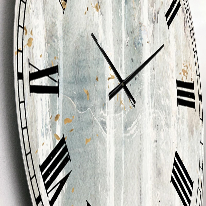 Designart 'A Woodland Walk into the Forest VI' Traditional wall clock