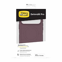 OtterBox Étui Defender Pro MagSafe avec Contrôle de la Caméra Trailhead (Violet) pour iPhone 17 Pro Max