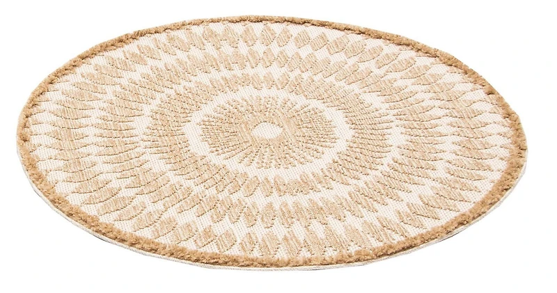 ECARPET Jute Style Area Rug for Bedroom, Living Room, Dining Room Manon Collection