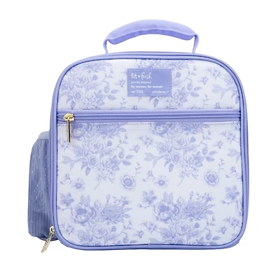 Townsend Lunch Bag by Fit & Fresh, Insulated-Purple.   Back to School Supplies