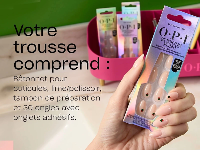 OPI Sticking Point – Faux ongles instantanés sans colle
