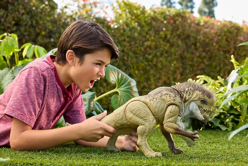 Jurassic World Rebirth Distortus Rex Action Figure, 22 Inch Rumble N Rampage Dinosaur Toy, 2 Attacks - Walmart Exclusive