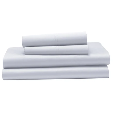 Hometrends 300 TC Brushed Percale Flat Sheet