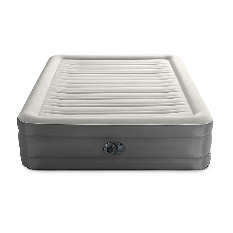 Intex Queen TRUAIRE Comfort Plush Airbed With Fiber-Tech Support & Built In Pump