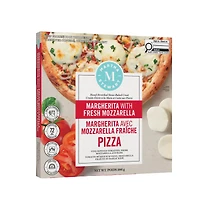 Martha Stewart Margherita Stone-Baked Pizza with Fresh Mozzarella and Hand-Stretched Sourdough Crust, 368 g
