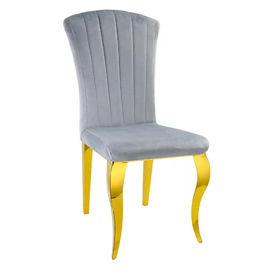 Chaise de salle à manger canadienne Lincoln Gold (Ensemble de 2