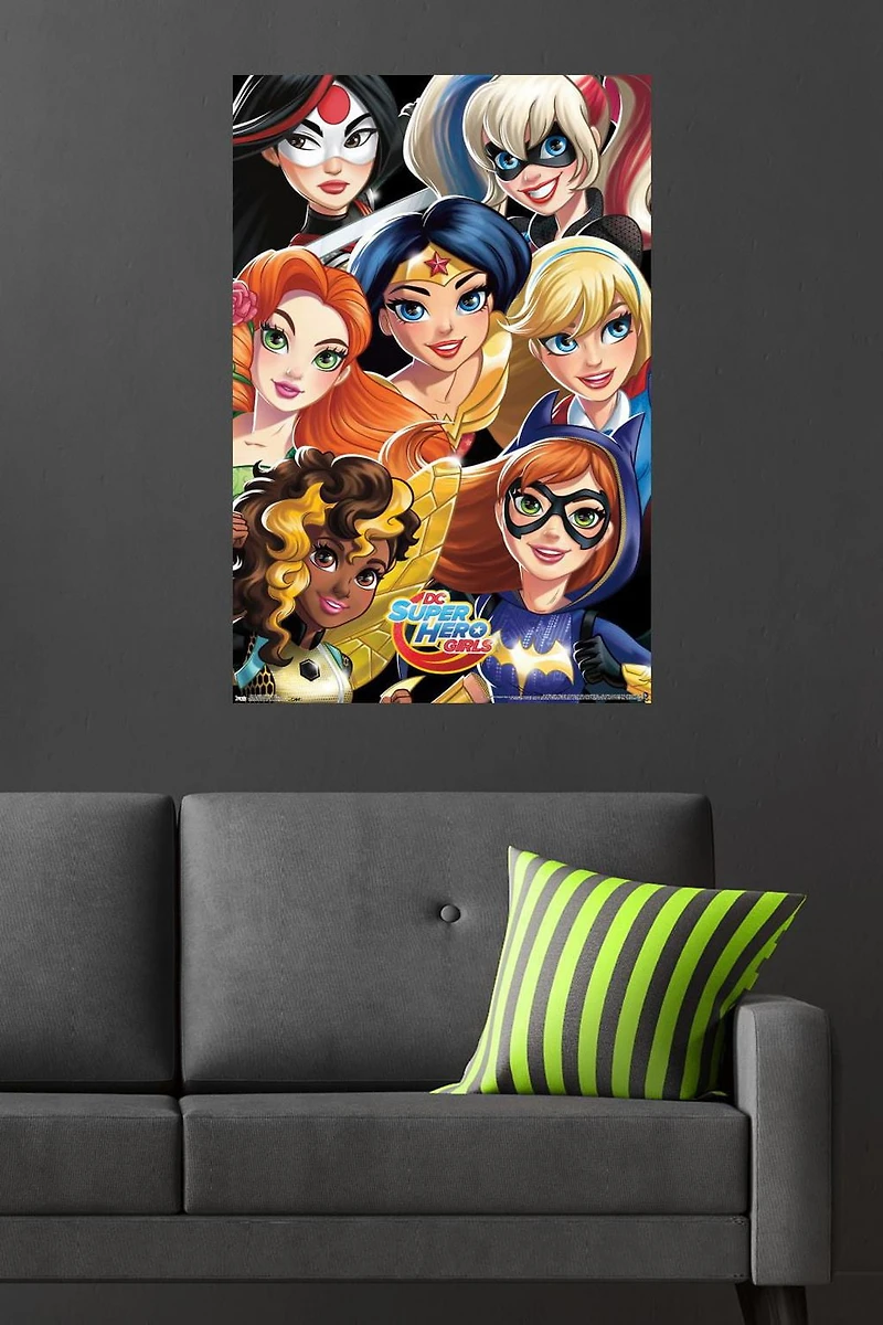 DC Comics DC Superhero Girls - Group Wall Poster, 22.375" x 34"