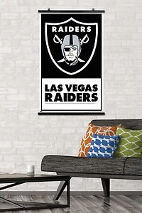 NFL Las Vegas Raiders - Logo 21 Wall Poster, 14.725" x 22.375" Framed
