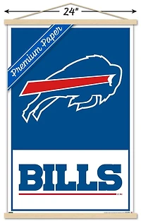 NFL Buffalo Bills - Logo 21 Wall Poster, 14.725" x 22.375" Framed