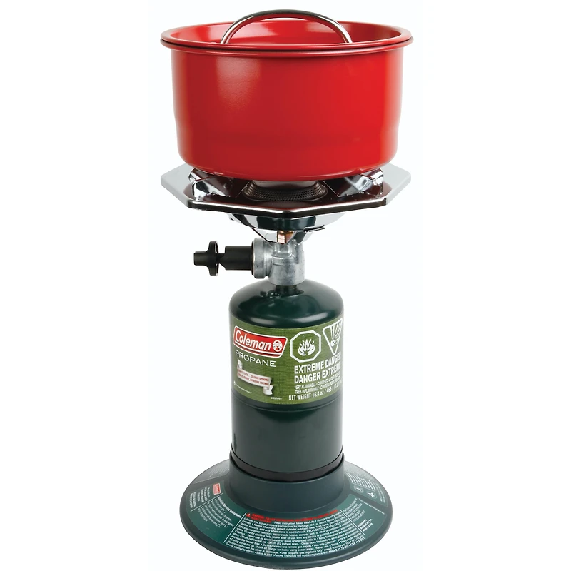 Coleman Bottle Top Propane Gas Camping Stove, 1 Burner