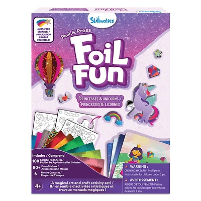Foil Fun Unicorns & Princesses Bilingual