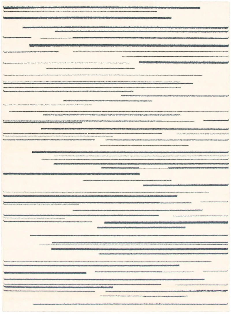 ECARPET Striped Area Rug, Minimalist Style Modern Carpet Fika Collection