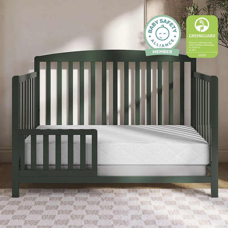 Dream On Me Safe Sleep Crib and Toddler Mattress