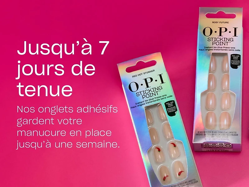 OPI Sticking Point – Faux ongles instantanés sans colle