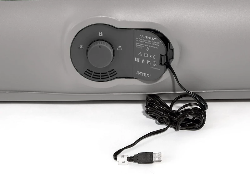 Intex Dura-Beam® Prestige Air Mattress with USB Pump, 10in. Queen