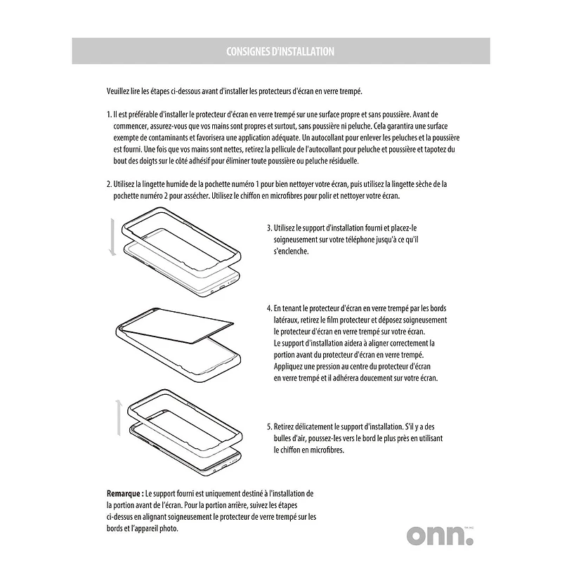 Onn. Protection d'écran en verre de confidentialité pour Samsung S25 Ultra avec plateau d'application facile