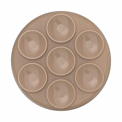 PopSockets PopGrip Suck-up pour MagSafe Rond avec Adaptateur Latte