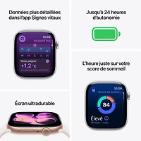 Apple Watch Series 11 GPS 42mm Space Grey Aluminium Case with Black Sport Band - M/L