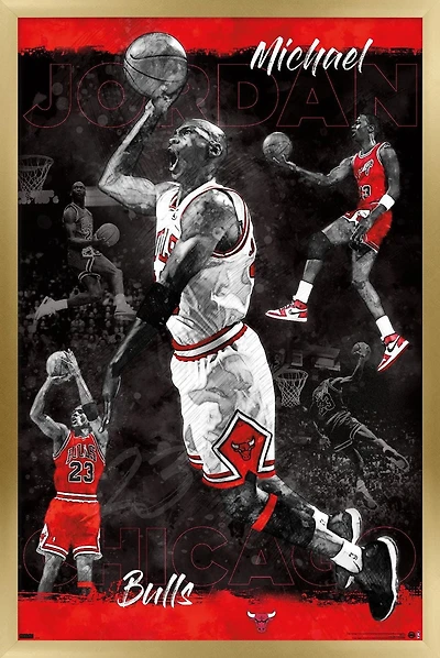 Michael Jordan - Sketch Wall Poster
