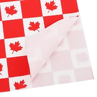 Way to Celebrate! Red Maple Leaves Paper Luncheon Napkins, 6.5in, 18ct