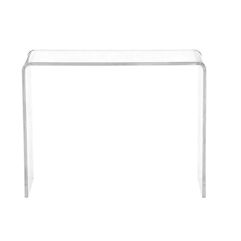 Acrylic Console Table , Acrylic Clear Console Table, Transparent Console Table, Rectangular Acrylic Console Table, For Living Room, Entryway, Dining Room, Sofa Table