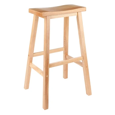 Winsome Tabouret de bar en selle Satori, naturel