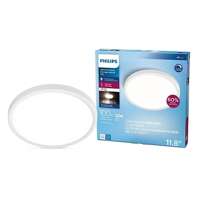 Philips 11,8 pouces LED intégré 22W 100W Super Slim éclairage encastré