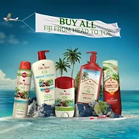 Old Spice Men's Body Wash, Fiji Scent, 24/7 Shower Fresh, Long Lasting Scent