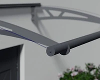 CANOPIA by PALRAM Altair 3 ft. x 9 ft. Door Awning Kit - Grey